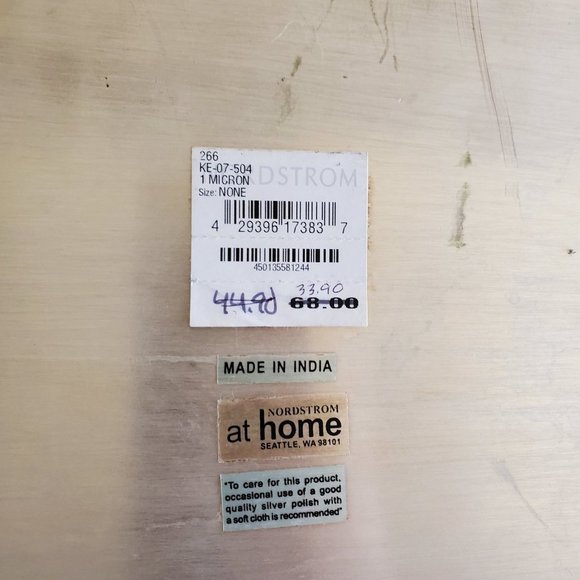 Nordstrom Vintage Silver Plate Vanity Tray with Handles - Picture 2 of 2